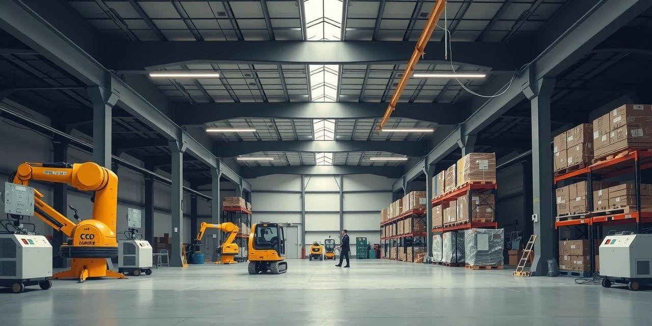 Modern logistics hub